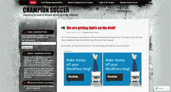 Desktop Screenshot of championsoccer.wordpress.com