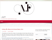 Tablet Screenshot of nghiphuong.wordpress.com