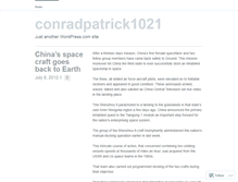 Tablet Screenshot of conradpatrick1021.wordpress.com