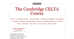 Desktop Screenshot of celtacourse.wordpress.com