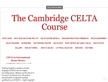 Tablet Screenshot of celtacourse.wordpress.com