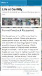 Mobile Screenshot of lifeatgentility.wordpress.com