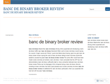 Tablet Screenshot of netweather.bancdebinarybrokerreview.wordpress.com