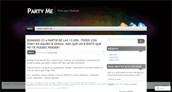 Desktop Screenshot of partymeapp.wordpress.com