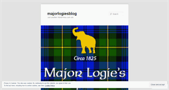 Desktop Screenshot of majorlogiesblog.wordpress.com