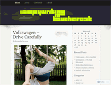 Tablet Screenshot of copywritinginbucharest.wordpress.com