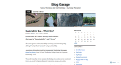 Desktop Screenshot of bloggarage.wordpress.com