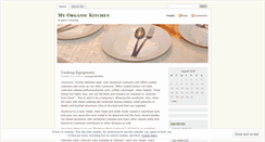 Desktop Screenshot of myorganickitchen.wordpress.com