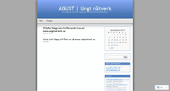 Desktop Screenshot of agustff.wordpress.com