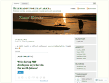 Tablet Screenshot of beleriad.wordpress.com