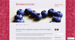 Desktop Screenshot of blueberrycloset.wordpress.com