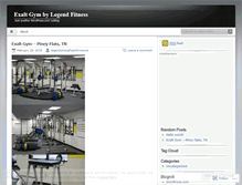 Tablet Screenshot of exaltgym.wordpress.com