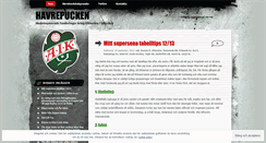 Desktop Screenshot of havrepucken.wordpress.com