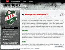 Tablet Screenshot of havrepucken.wordpress.com