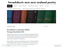 Tablet Screenshot of broadsheetnz.wordpress.com