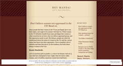 Desktop Screenshot of heymanda.wordpress.com