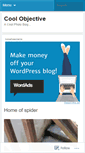 Mobile Screenshot of coolobjective.wordpress.com