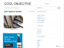 Tablet Screenshot of coolobjective.wordpress.com