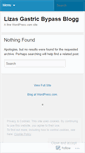 Mobile Screenshot of lizasgastricbypass.wordpress.com