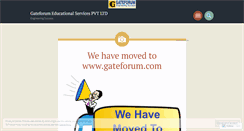 Desktop Screenshot of gateforum.wordpress.com