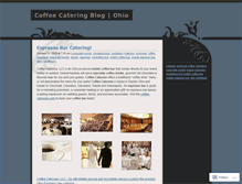 Tablet Screenshot of coffeecatering.wordpress.com