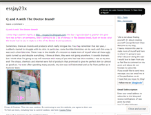 Tablet Screenshot of essjay23x.wordpress.com