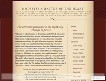 Tablet Screenshot of modestyamatteroftheheart.wordpress.com
