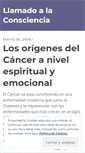Mobile Screenshot of llamadoalaconciencia.wordpress.com