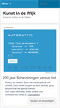 Mobile Screenshot of kunstwijk.wordpress.com