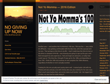 Tablet Screenshot of nogivinupnow.wordpress.com