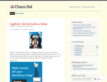 Tablet Screenshot of chocodol.wordpress.com