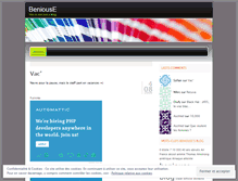 Tablet Screenshot of beniouse.wordpress.com