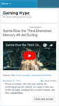 Mobile Screenshot of gaminghype.wordpress.com