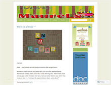 Tablet Screenshot of maurelscake.wordpress.com