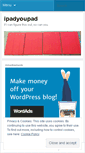 Mobile Screenshot of ipadyoupad.wordpress.com