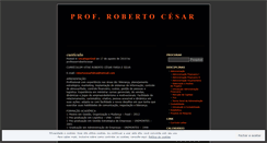 Desktop Screenshot of professorrobertocesar.wordpress.com