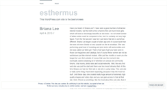 Desktop Screenshot of esthermus.wordpress.com