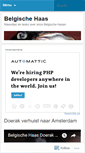 Mobile Screenshot of belgischehaas.wordpress.com