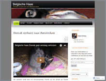 Tablet Screenshot of belgischehaas.wordpress.com