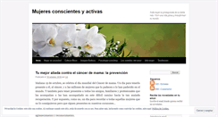 Desktop Screenshot of mujerescolapsadas.wordpress.com