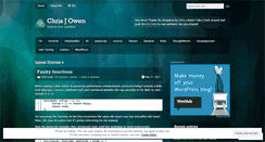 Desktop Screenshot of enginechris.wordpress.com