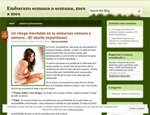 Tablet Screenshot of embarazosemanaasemana40.wordpress.com