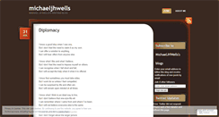 Desktop Screenshot of michaeljhwells.wordpress.com