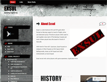 Tablet Screenshot of exsulguild.wordpress.com