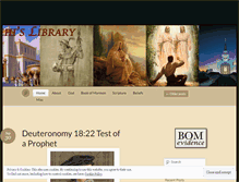 Tablet Screenshot of lehislibrary.wordpress.com