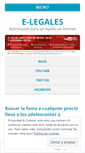 Mobile Screenshot of elegales.wordpress.com