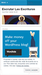 Mobile Screenshot of escrutarlasescrituras.wordpress.com