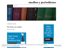 Tablet Screenshot of mediosyperiodismo.wordpress.com