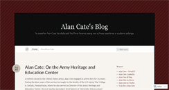 Desktop Screenshot of alancate.wordpress.com