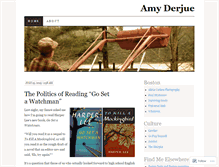 Tablet Screenshot of aderjue.wordpress.com